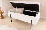 Lavice LOFT 100 CM s úložným prostorem bílá colin bouclé Lavice LOFT 100 CM s úložným prostorem bílá colin bouclé