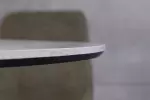 Kulatý jídelní stůl ATELIER 100 CM šedá/černá melaminová dýha Kulatý jídelní stůl ATELIER 100 CM šedá/černá melaminová dýha