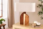 Stolní lampa LOVERS 60 CM masiv saman/colin bouclé Stolní lampa LOVERS 60 CM masiv saman/colin bouclé