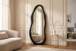 Stojací zrcadlo ORGANIC 180 CM černé Stojací zrcadlo ORGANIC 180 CM černé