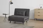 Rozkládací křeslo SMART MULTIFUNCTION 100 CM šedá manšestr Rozkládací křeslo SMART MULTIFUNCTION 100 CM šedá manšestr
