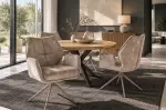 2SET jídelní židle CONCORD otočná 180° šampaňská greige samet 2SET jídelní židle CONCORD otočná 180° šampaňská greige samet