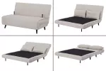 Rozkládací pohovka SMART MULTIFUNCTION 140 CM béžová manšestr Rozkládací pohovka SMART MULTIFUNCTION 140 CM béžová manšestr