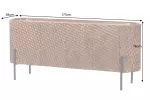Komoda ADLON II 3D 180 CM hnědá masiv mango Komoda ADLON II 3D 180 CM hnědá masiv mango