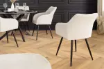 2SET jídelní židle AVIGNON 360° šampaňská béžová/černá žinylková tkanina 2SET jídelní židle AVIGNON 360° šampaňská béžová/černá žinylková tkanina