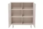 Vysoká komoda SAVOY 3D 130 CM bílá/mramor Vysoká komoda SAVOY 3D 130 CM bílá/mramor
