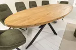 Oválný jídelní stůl GALAXIE 240 CM masiv mango Oválný jídelní stůl GALAXIE 240 CM masiv mango