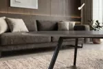 Konferenční stolek MARVELOUS ANTRACIT 90 CM keramika