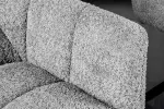 2SET jídelní židle PAPILLON šedá bouclé otočná 2SET jídelní židle PAPILLON šedá bouclé otočná