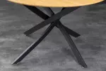 Kulatý jídelní stůl HELIX 120 CM dubová dýha