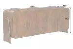 Komoda BRASIL 175 CM hnědá masiv mango Komoda BRASIL 175 CM hnědá masiv mango