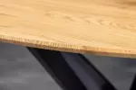 Kulatý jídelní stůl HELIX 120 CM dubová dýha