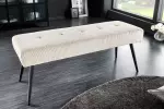 Lavice BOUTIQUE 100 CM béžová manšestr Lavice BOUTIQUE 100 CM béžová manšestr