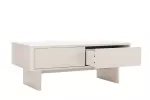 Konferenční stolek SAVOY 3D 120 CM bílý/mramor Konferenční stolek SAVOY 3D 120 CM bílý/mramor