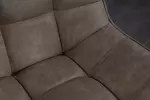 2SET jídelní židle ROADSTAR taupe/černá mikrovlákno