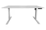 Výškově nastavitelný psací stůl WHITE DESK 140 CM Výškově nastavitelný psací stůl WHITE DESK 140 CM