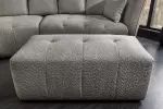 Taburet ROYAL 120 CM šedý colin bouclé Taburet ROYAL 120 CM šedý colin bouclé