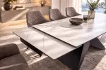 Rozkládací jídelní stůl DIAMOND WHITE 180-260 CM keramika Rozkládací jídelní stůl DIAMOND WHITE 180-260 CM keramika