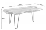 Konferenční stolek WILD 100 CM masiv akácie, II. jakost (A) Konferenční stolek WILD 100 CM masiv akácie, II. jakost (A)
