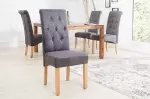 2SET židle VALENTINO grey s krčním válečkem 2SET židle VALENTINO grey s krčním válečkem