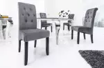 2SET židle VALENTINO grey black s krčním válečkem 2SET židle VALENTINO grey black s krčním válečkem