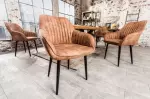 2SET jídelní židle TURIN vintage světle hnědá mikrovlákno 2SET jídelní židle TURIN vintage světle hnědá mikrovlákno