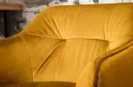 2SET barová židle LOFT 100 CM tmavě žlutá samet 2SET barová židle LOFT 100 CM tmavě žlutá samet