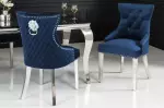 2SET zámecká židle CASTLE S RUKOJETÍ královsky modrá samet 2SET zámecká židle CASTLE S RUKOJETÍ královsky modrá samet