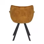2SET židlo-křeslo DUTCH COMFORT tmavě žlutá samet 2SET židlo-křeslo DUTCH COMFORT tmavě žlutá samet