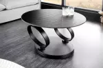 Konferenční stolek DANCING RINGS BLACK otočný Konferenční stolek DANCING RINGS BLACK otočný