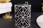 Odkládací stolek BONE INLAY 45 CM černá přírodní Odkládací stolek BONE INLAY 45 CM černá přírodní
