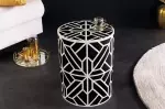 Odkládací stolek BONE INLAY 45 CM černá přírodní Odkládací stolek BONE INLAY 45 CM černá přírodní