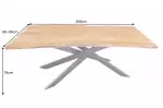 Jídelní stůl MAMMUT SPIDER 200 CM / 35 MM masiv akácie Jídelní stůl MAMMUT SPIDER 200 CM / 35 MM masiv akácie