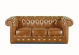 Pohovka Chesterfield Classic 3 kůže koňak Pohovka Chesterfield Classic 3 kůže koňak