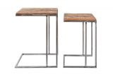 2SET odkládací stolek BARRACUDA 45/35 CM masiv recyklované dřevo 2SET odkládací stolek BARRACUDA 45/35 CM masiv recyklované dřevo