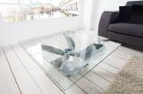 Konferenční stolek OCEAN 85 CM stříbrný Konferenční stolek OCEAN 85 CM stříbrný