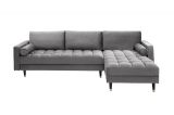 Sedací souprava COZY VELVET II 260 CM šedá samet Sedací souprava COZY VELVET II 260 CM šedá samet