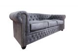 Pohovka CHESTERFIELD 3M antik šedá Pohovka CHESTERFIELD 3M antik šedá