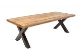 Jídelní stůl IRON CRAFT X NATUR 240 CM masiv mango Jídelní stůl IRON CRAFT X NATUR 240 CM masiv mango