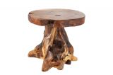 Odkládací stolek ROOT 40 CM masiv teak Odkládací stolek ROOT 40 CM masiv teak