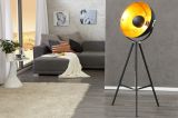 Stojací lampa BIG STUDIO 160 CM černo-zlatá Stojací lampa BIG STUDIO 160 CM černo-zlatá