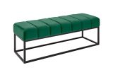 Lavice PETIT BEAUTE 110 CM smaragdově zelená samet Lavice PETIT BEAUTE 110 CM smaragdově zelená samet