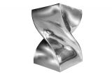 Odkládací stolek TWIST 45 CM stříbrný Odkládací stolek TWIST 45 CM stříbrný
