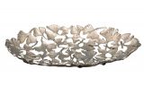 Mísa dekorační GINGKO LEAFS 50x30 CM stříbrná Mísa dekorační GINGKO LEAFS 50x30 CM stříbrná