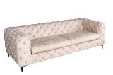 Pohovka MODERN BAROCCO 235 CM šampaňská samet Pohovka MODERN BAROCCO 235 CM šampaňská samet