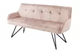 Stolová lavice EUPHORIA 160 CM greige samet Stolová lavice EUPHORIA 160 CM greige samet