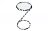 Odkládací stolek CHAIN 55 CM stříbrný Odkládací stolek CHAIN 55 CM stříbrný