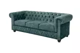 Pohovka CHESTERFIELD 3M 200 CM petrolejová samet Pohovka CHESTERFIELD 3M 200 CM petrolejová samet
