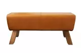 Lavice BOCK COGNAC 100 CM pravá kůže Lavice BOCK COGNAC 100 CM pravá kůže