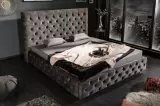 Postel CHESTERFIELD LUX 180x200 CM olivová samet Postel CHESTERFIELD LUX 180x200 CM olivová samet